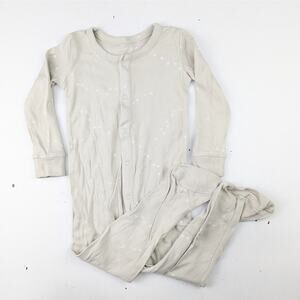 Colored Organics Animal Tracks Snap Footie - 12-18 Months